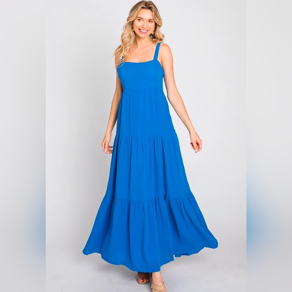Skies Are Blue maxi dress. Size S. 100% Cotton